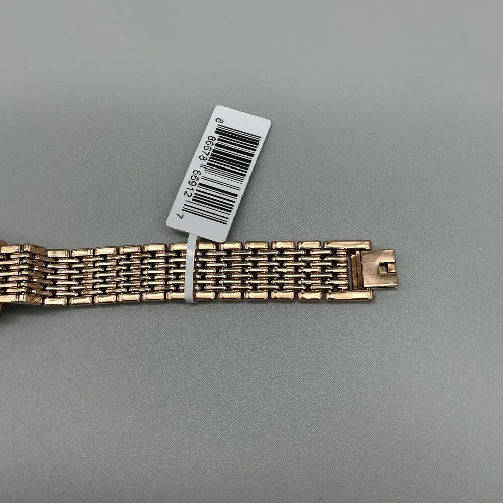 Montres Prestige Womens Watch 28mm Rose Gold Dial Gold Bracelet MPW-0216 8.5